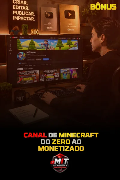 Canal de Minecraft do zero ao monetizado
