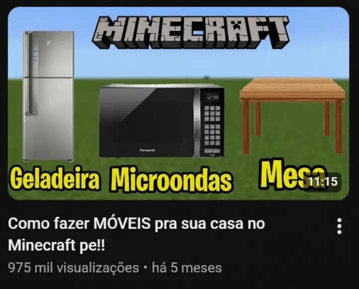 Print de resultado, vídeo longo